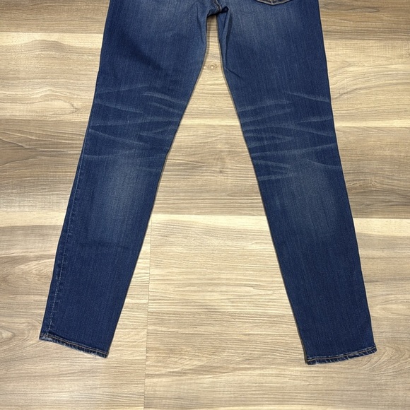 🏴 American Eagle Outfitters Blue high rise jegging crop size 4 - Picture 11 of 12